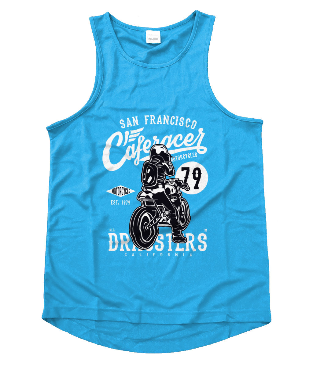 Cafe Racer V2 - Men's Cool Vest - Vitesse T-Shirts UK