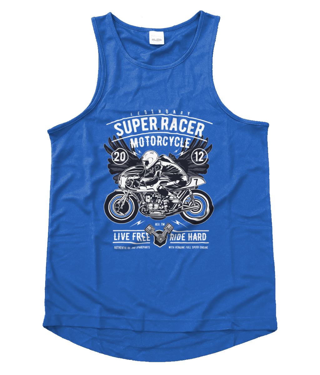 Super Racer - Men's Cool Vest - Vitesse T-Shirts UK