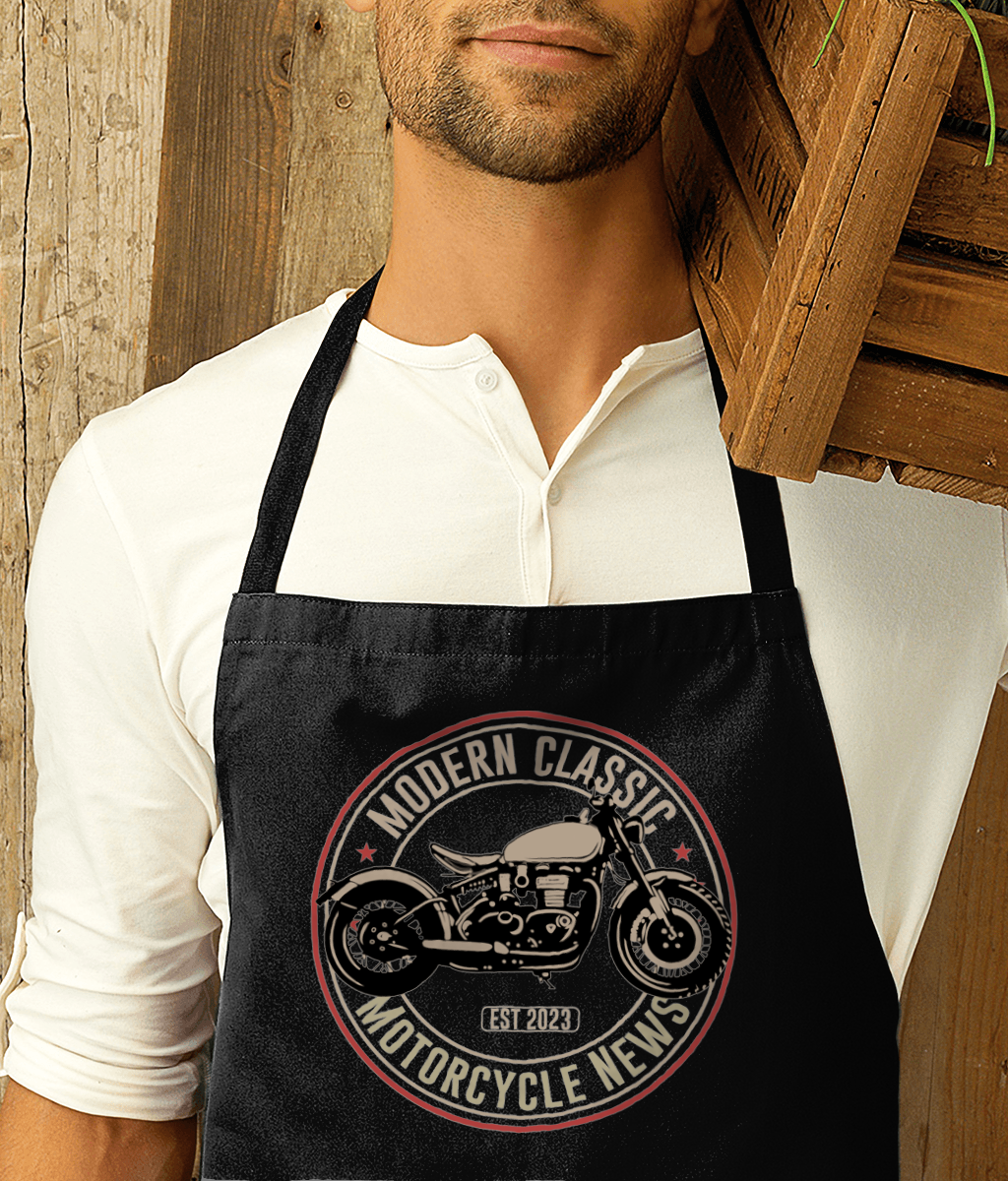 Modern Classic Motorcycle News - Premier Cotton Apron