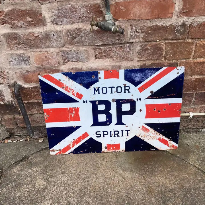 Motor Bp Spirit - Metal Advertising Wall Sign