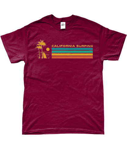 California Surfing - SoftStyle® Ringspun T-Shirt