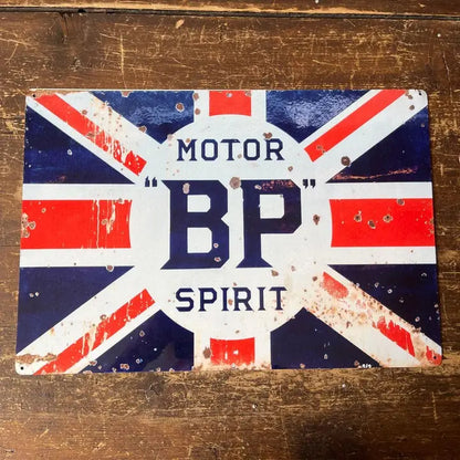 Motor Bp Spirit - Metal Advertising Wall Sign