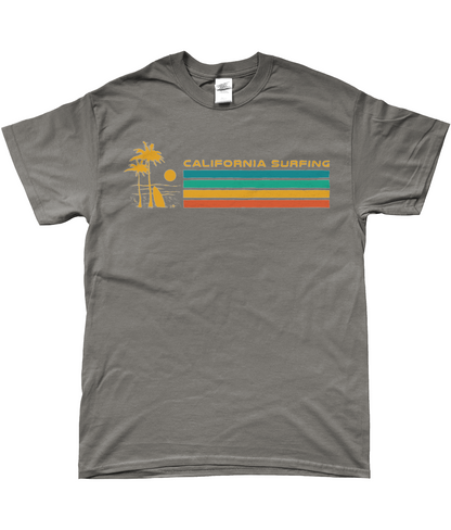 California Surfing - SoftStyle® Ringspun T-Shirt