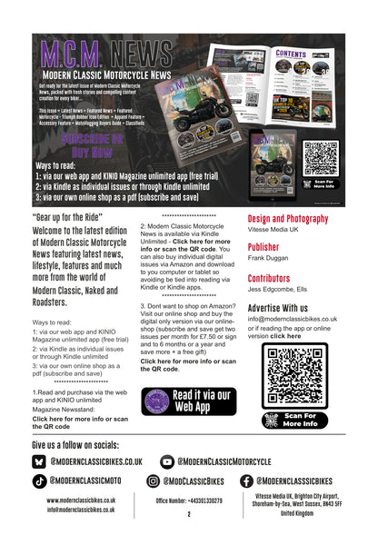 Modern Classic Motorcycle News - Digital Only Version - Issue 68