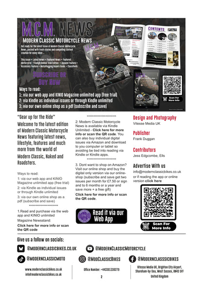 Modern Classic Motorcycle News - Digital Only Version - Issue 66