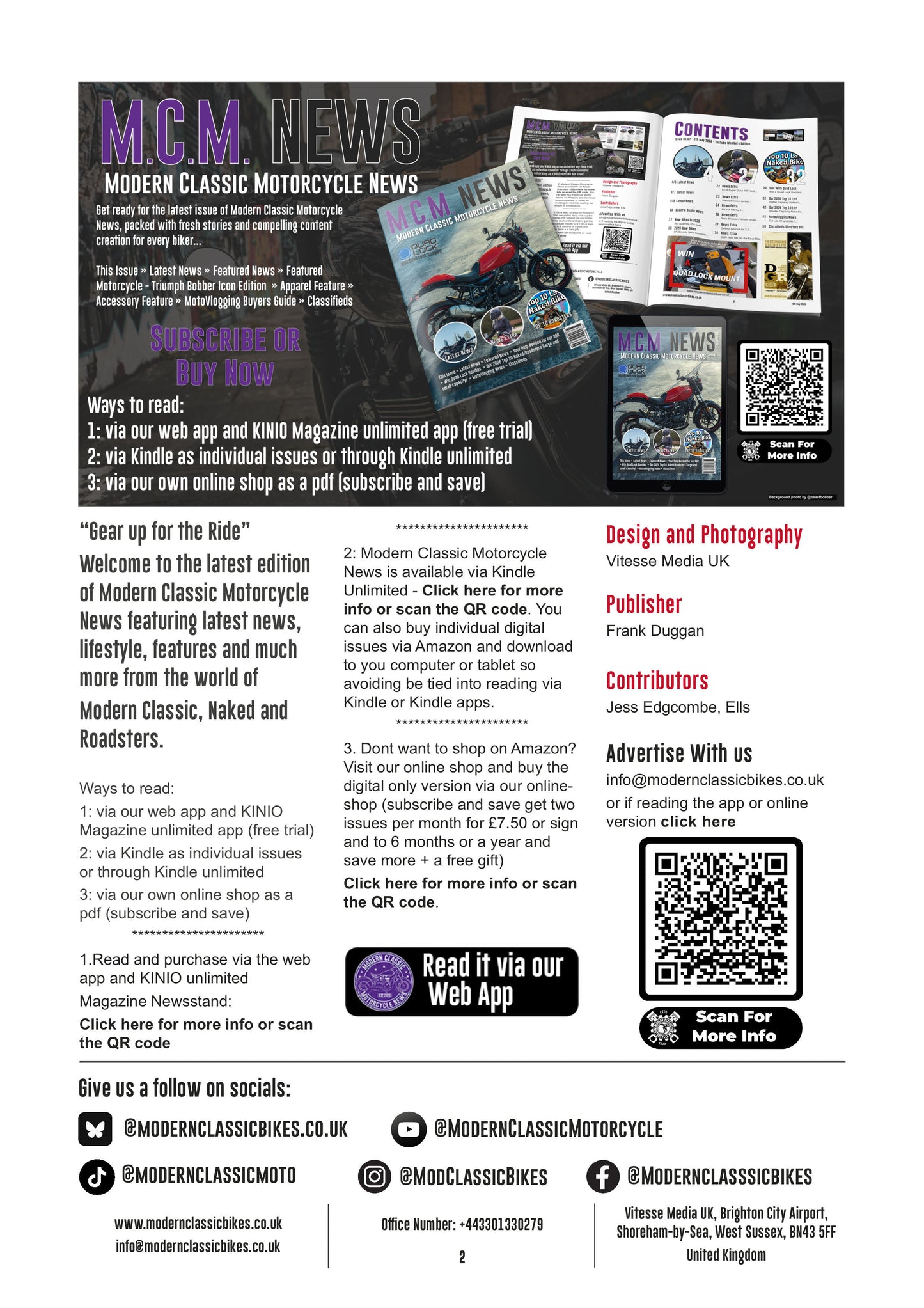 Modern Classic Motorcycle News - Digital Only Version - Issue 67