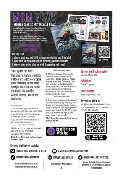 Modern Classic Motorcycle News - Digital Only Version - Issue 67