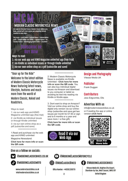 Modern Classic Motorcycle News - Digital Only Version - Issue 65