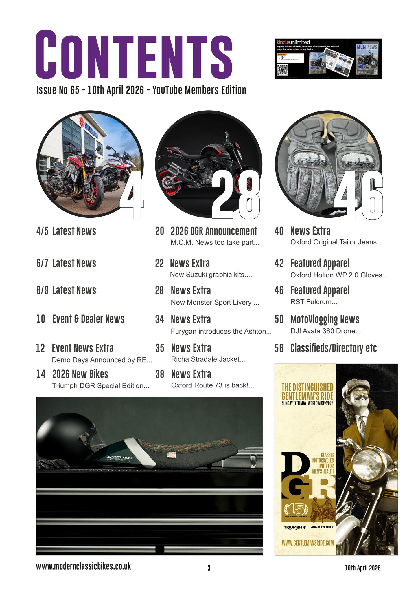 Modern Classic Motorcycle News - Digital Only Version - Issue 65