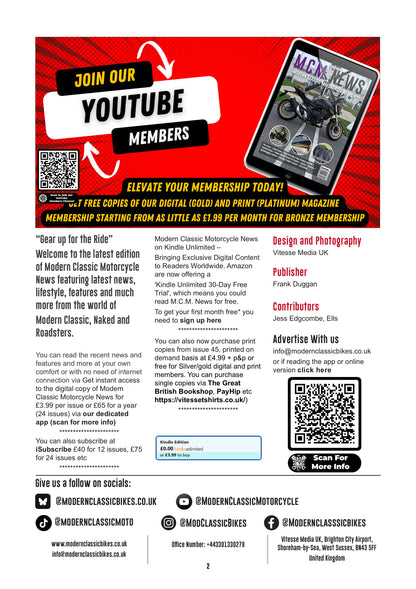 Modern Classic Motorcycle News - Digital Only Version - Issue 61