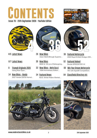 Modern Classic Motorcycle News - Digital Only Version - Issue 76