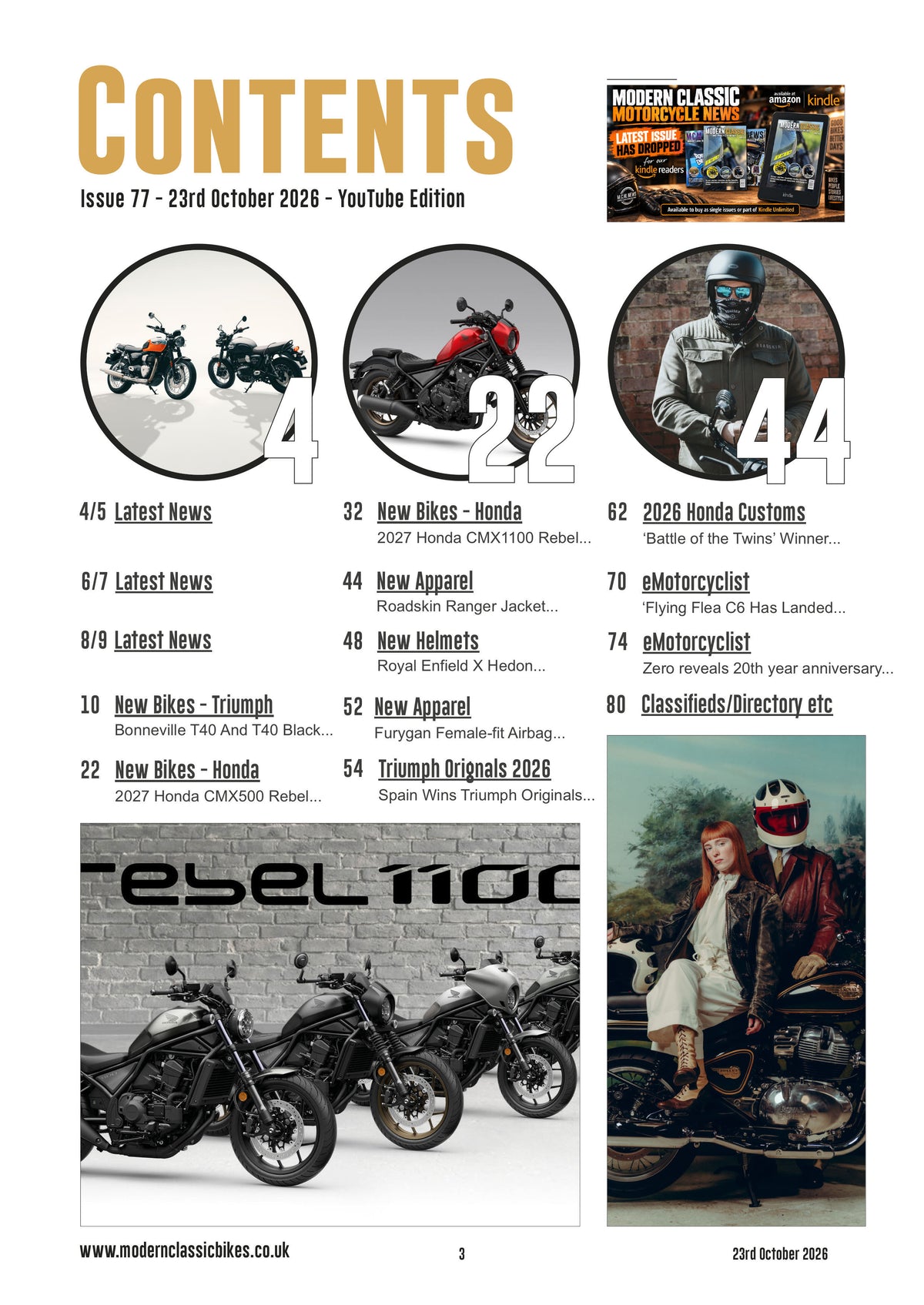 Modern Classic Motorcycle News - Digital Only Version - Issue 77