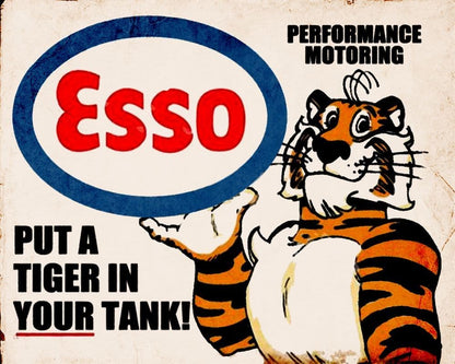 Esso Put a Tiger in Your Tank Performance Motoring - Vitesse T-Shirts UK