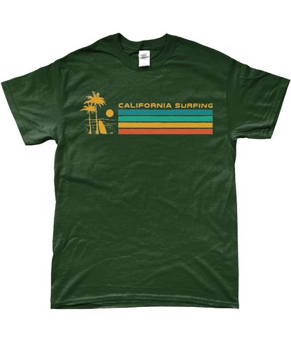 California Surfing - SoftStyle® Ringspun T-Shirt - Vitesse T-Shirts UK