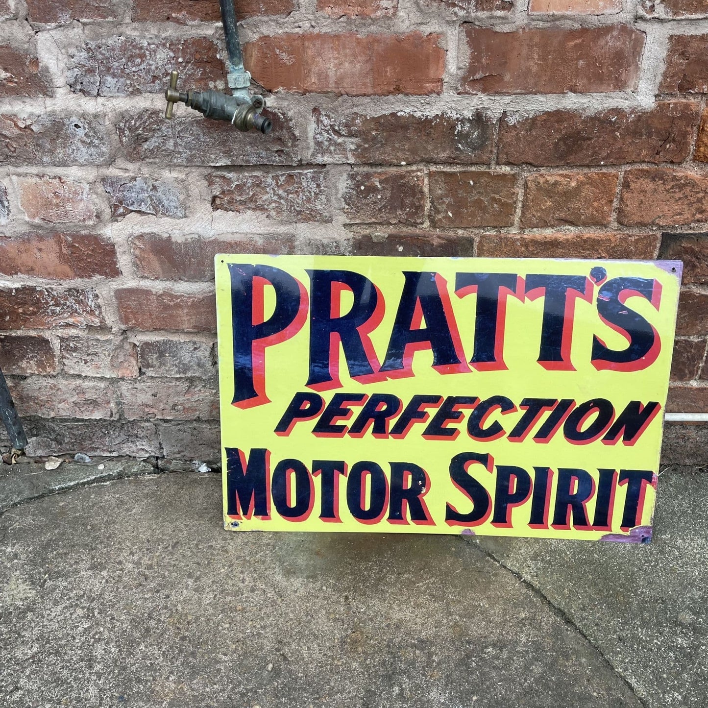 Pratt's perfection motor spirit - Metal Advertising Wall Sign