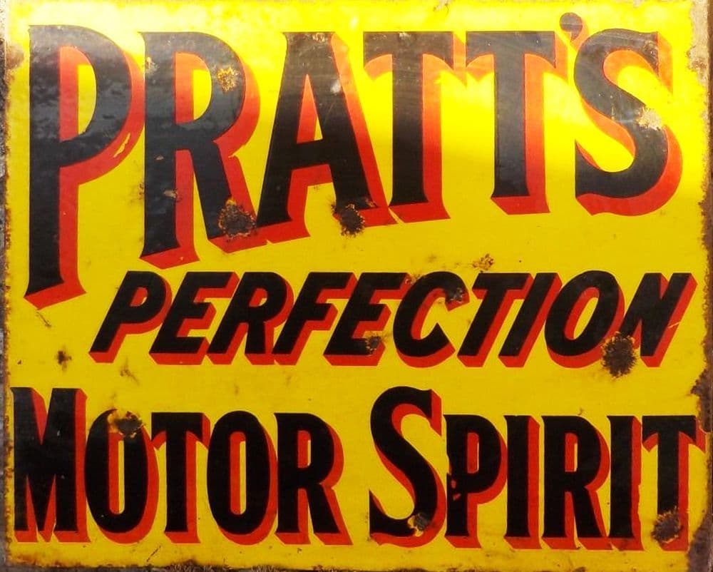 Pratt's perfection motor spirit - Metal Advertising Wall Sign