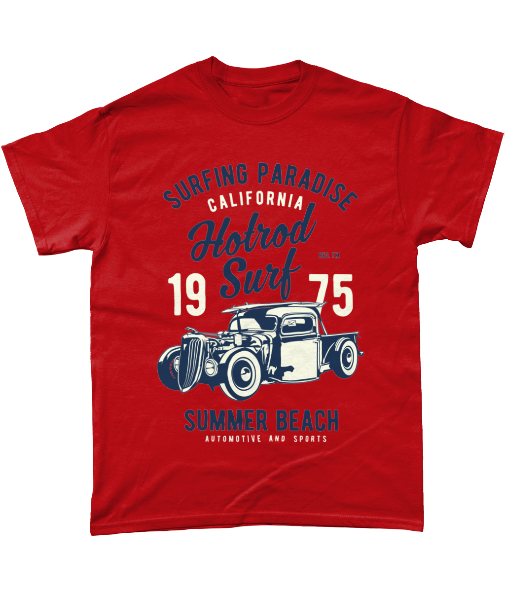 Hotrod Surf – Gildan Heavy Cotton T-Shirt - Vitesse T-Shirts UK