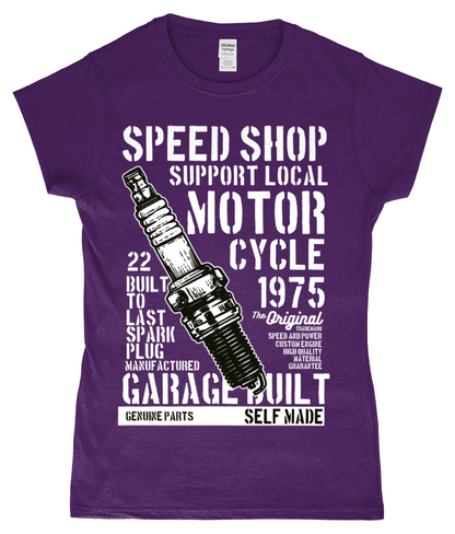 Speed Shop - SoftStyle Ladies Fitted Ringspun T-Shirt