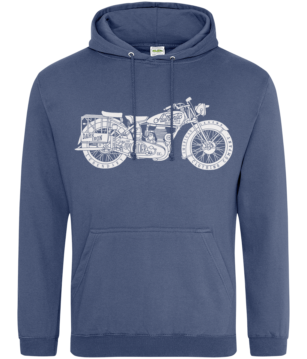 Enjoy The Ride - Weiß - AWDis College Hoodie