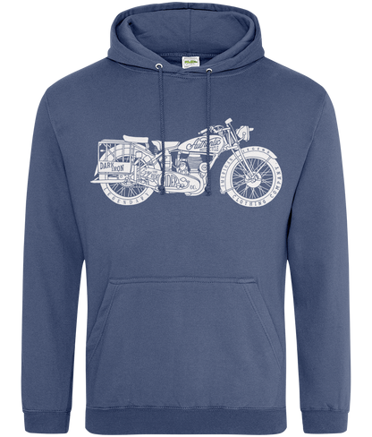 Enjoy The Ride - Weiß - AWDis College Hoodie