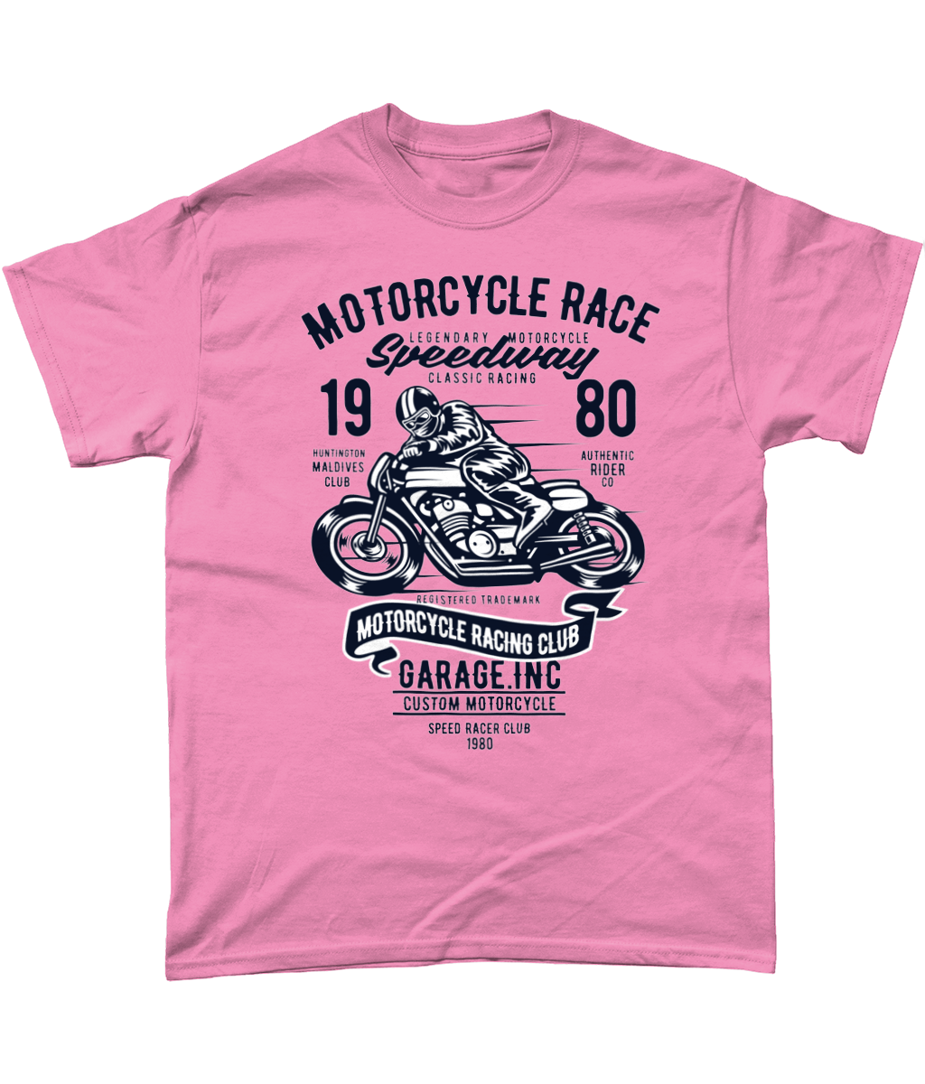 Motorcycle Race - Gildan Heavy Cotton T-Shirt