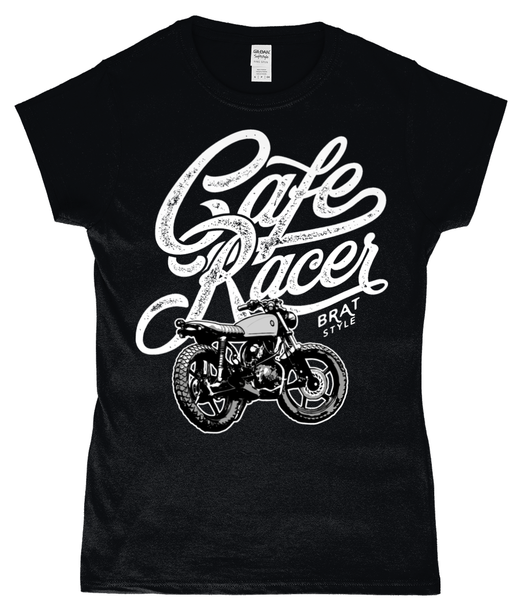 Cafe Racer Factory - Gildan SoftStyle® Ladies Fitted Ringspun T-Shirt - Vitesse T-Shirts UK