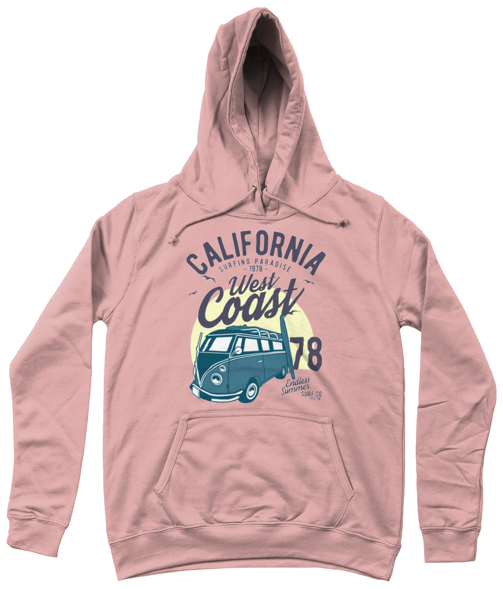 California West Coast v2 - Sweat à capuche AWDis Girlie College