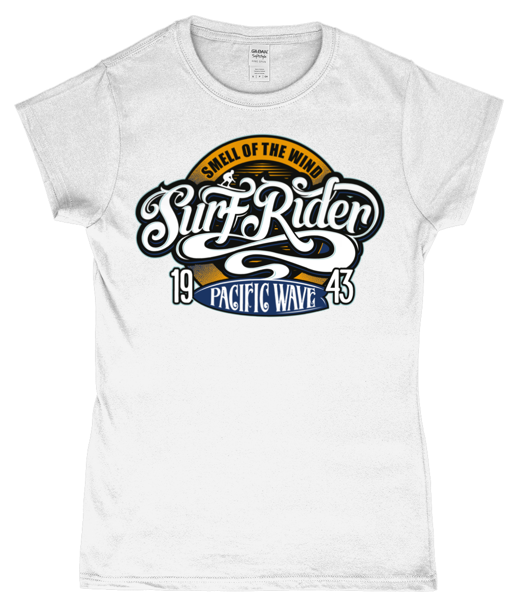 Surf Rider v2 - SoftStyle Ladies Fitted Ringspun T-Shirt