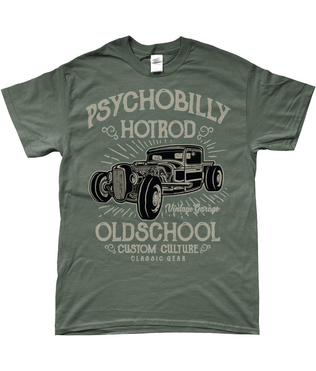 Psychobilly Hotrod - SoftStyle Ringspun T-Shirt