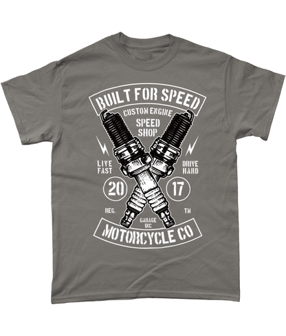 Built For Speed - Gildan Heavy Cotton T-Shirt - Vitesse T-Shirts UK