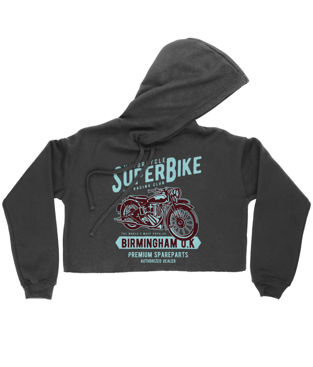 SuperBike - Sweat à capuche court Bella pour femme 