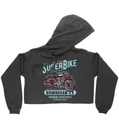 SuperBike - Bella Ladies Cropped Hoodie