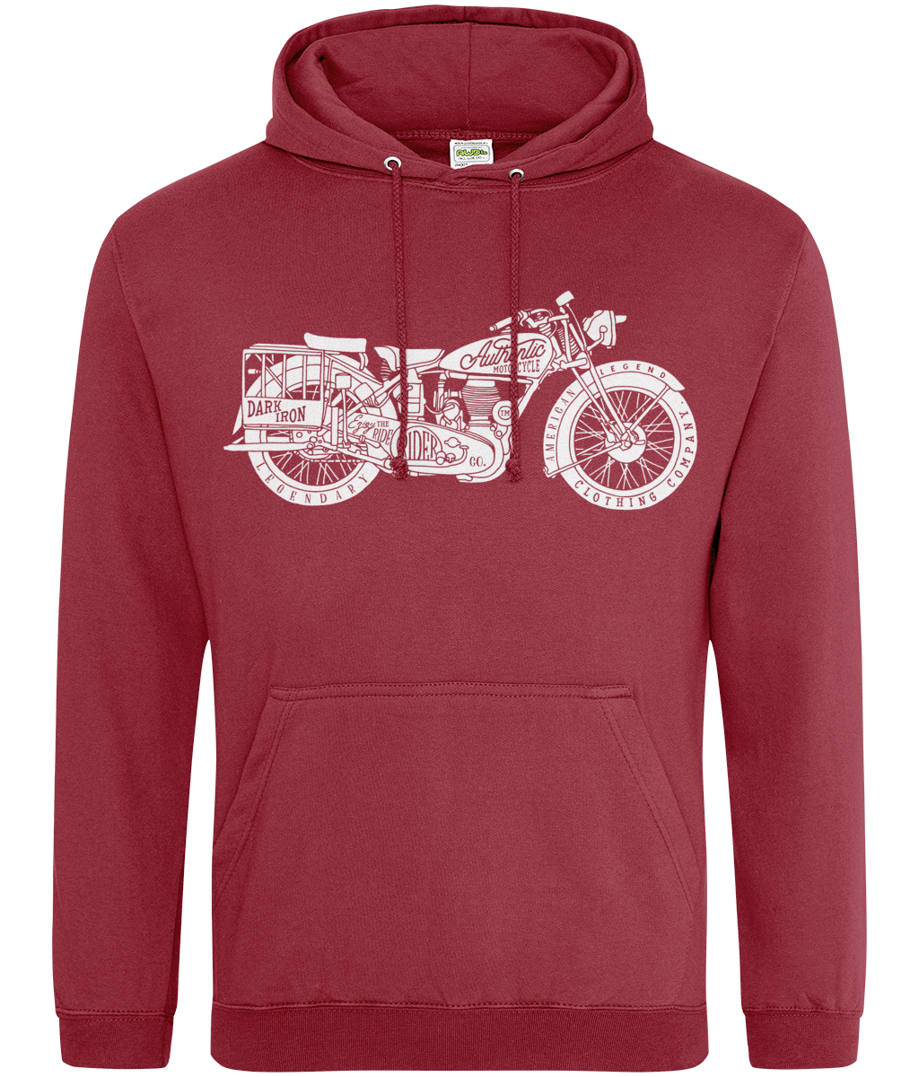 Enjoy The Ride - White - AWDis College Hoodie