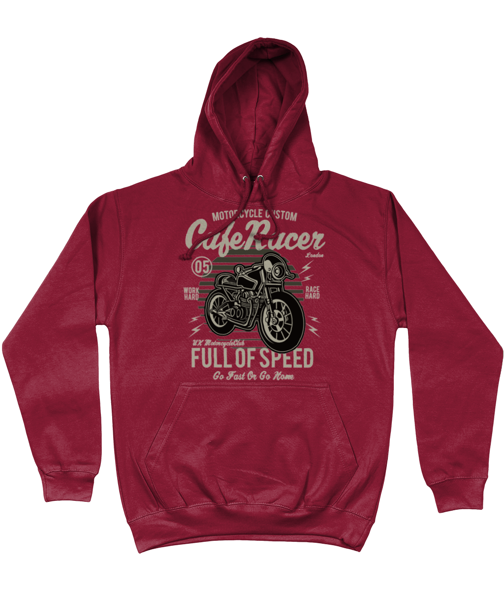 Cafe Racer v1 – AWDis College Hoodie - Vitesse T-Shirts UK