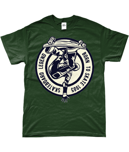 Skateboard Legend - SoftStyle Ringspun T-Shirt - Vitesse T-Shirts UK