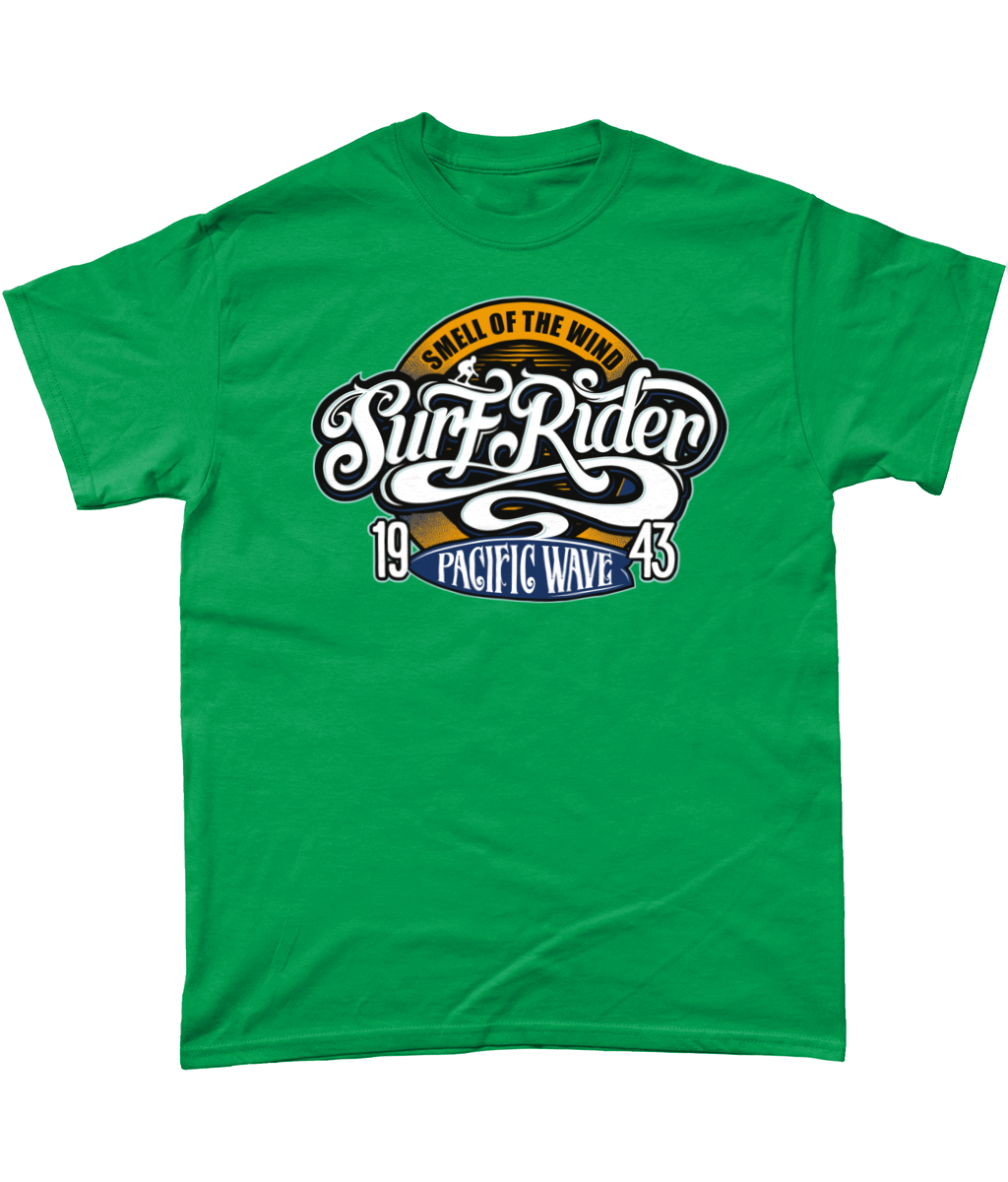 Surf Rider v2 - T-Shirt aus schwerer Baumwolle