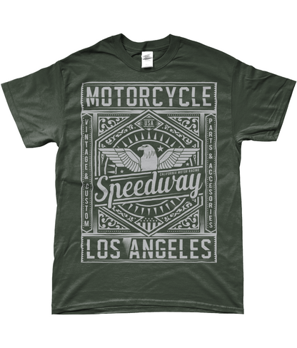 Motorrad-Speedway - Gildan SoftStyle® Ringspun T-Shirt