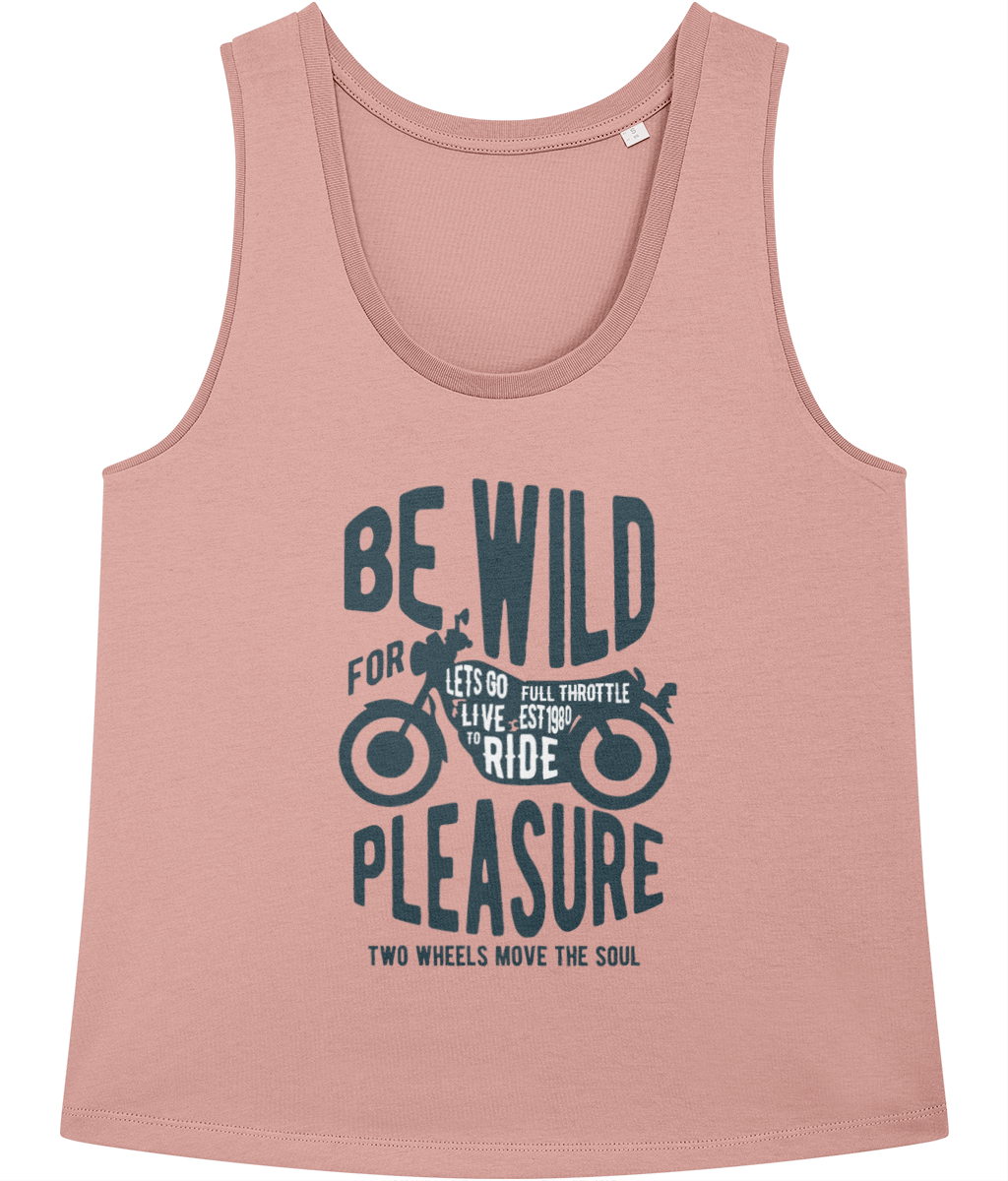 Be Wild - Stella Minter Ladies Vest - Vitesse T-Shirts UK