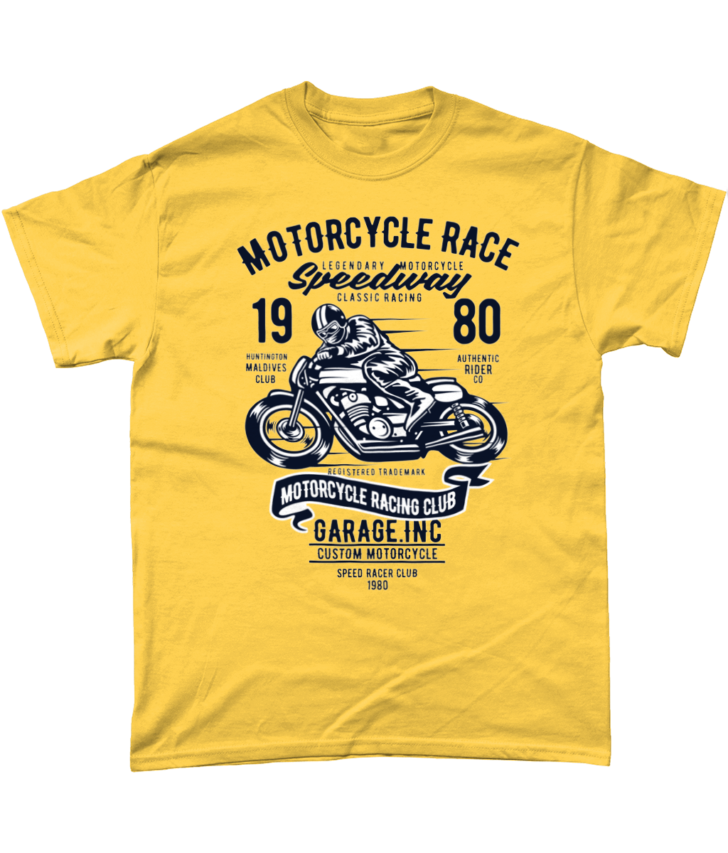 Motorcycle Race - Gildan Heavy Cotton T-Shirt