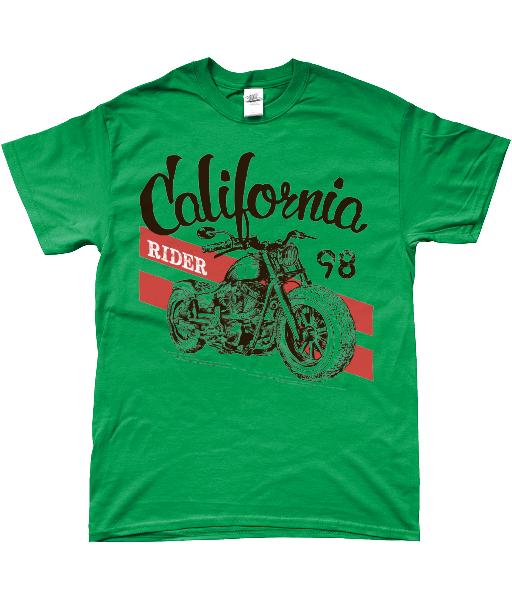 California Rider - Gildan SoftStyle® Ringgesponnenes T-Shirt