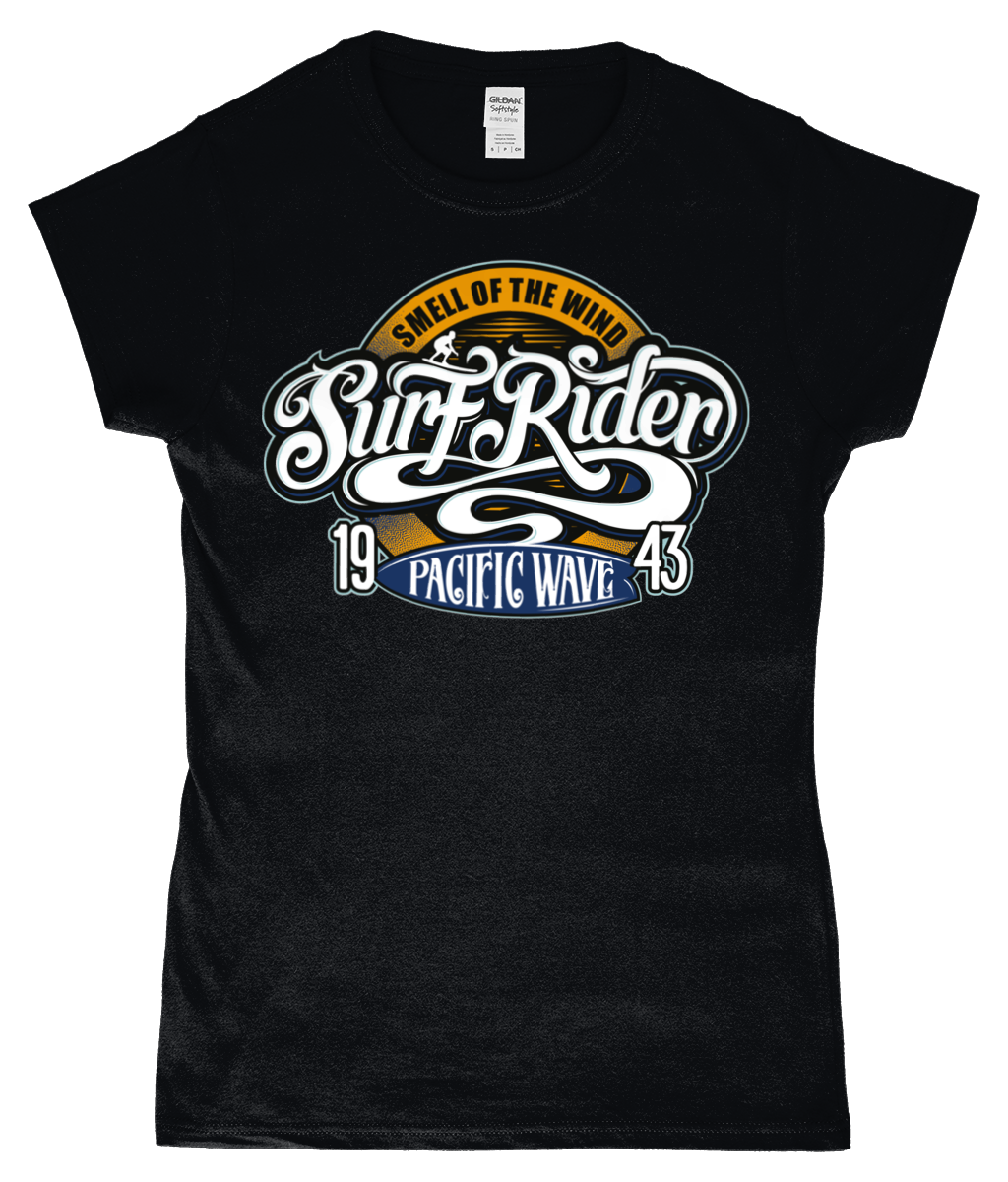 Surf Rider v2 - SoftStyle Ladies Fitted Ringspun T-Shirt