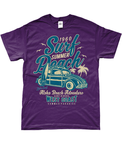 Surf Beach - SoftStyle Ringspun T-Shirt