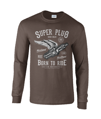 Super Plug - T-shirt à manches longues en coton ultra