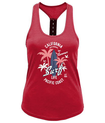 California Surf - TR027 Women's TriDri® Performance Strap Back Vest