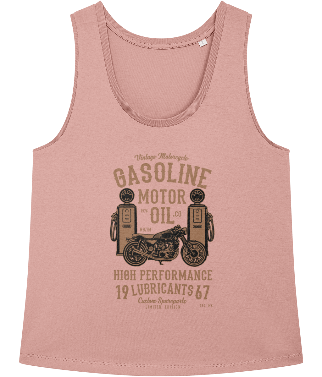 Gasoline Motor Oil - Stella Minter Ladies Vest - Vitesse T-Shirts UK