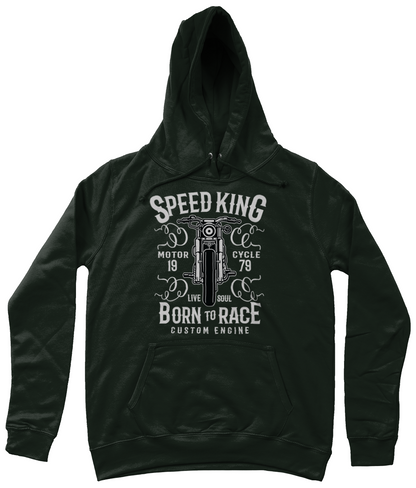 Speed King - AWDis Girlie College Hoodie - Vitesse T-Shirts UK