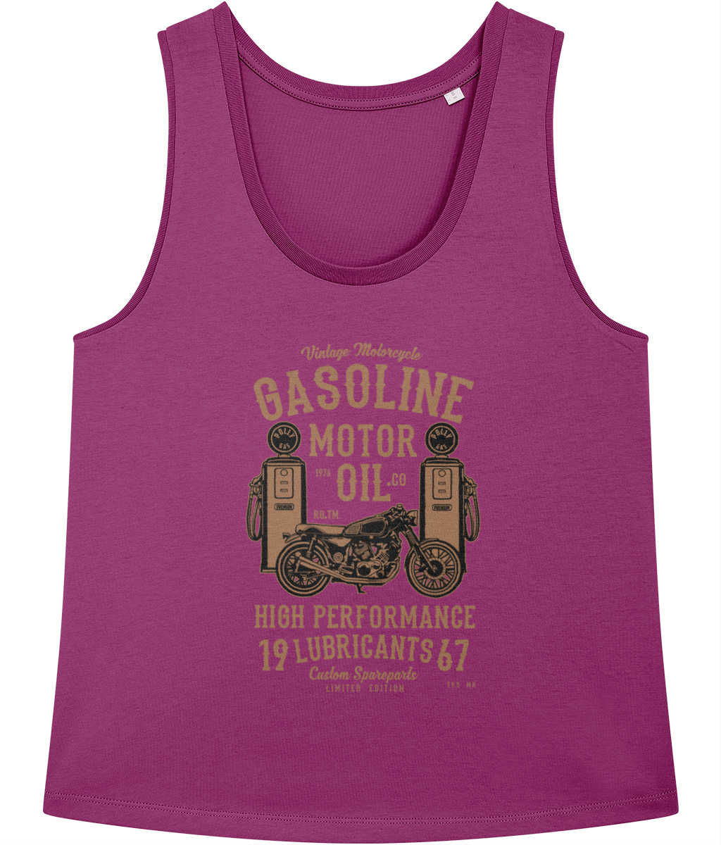 Gasoline Motor Oil - Stella Minter Ladies Vest