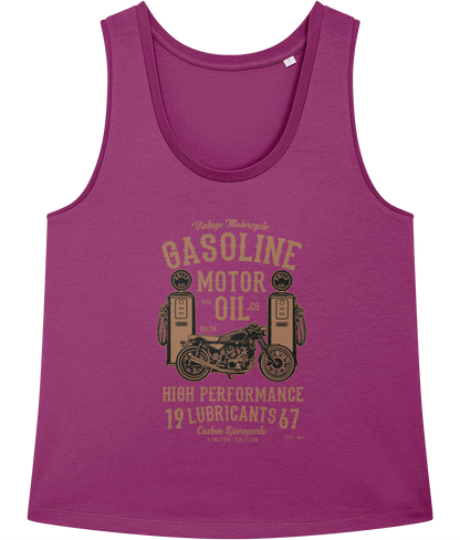 Gasoline Motor Oil - Stella Minter Ladies Vest