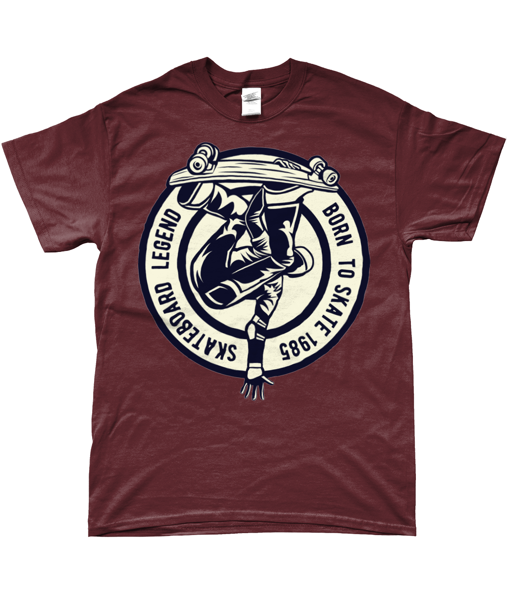 Skateboard Legend - SoftStyle Ringspun T-Shirt - Vitesse T-Shirts UK