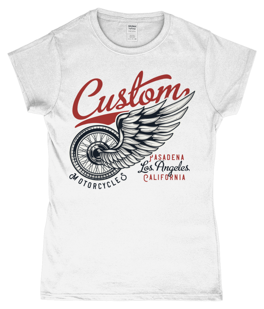 Custom – Gildan SoftStyle® Ladies Fitted Ringspun T-Shirt - Vitesse T-Shirts UK